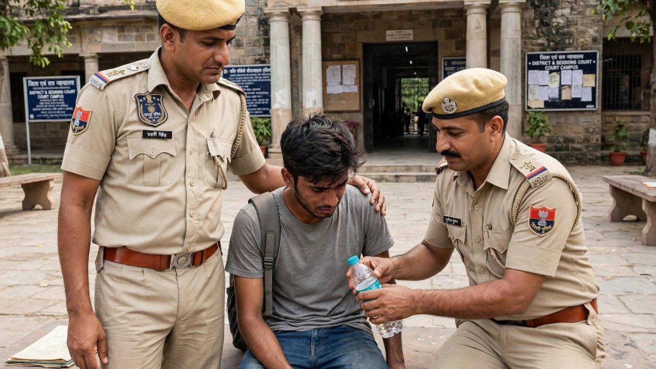 टीकमगढ़ में जवानों की तत्परता से बची जान, कोर्ट परिसर में युवक ने किया सुसाइड का प्रयास