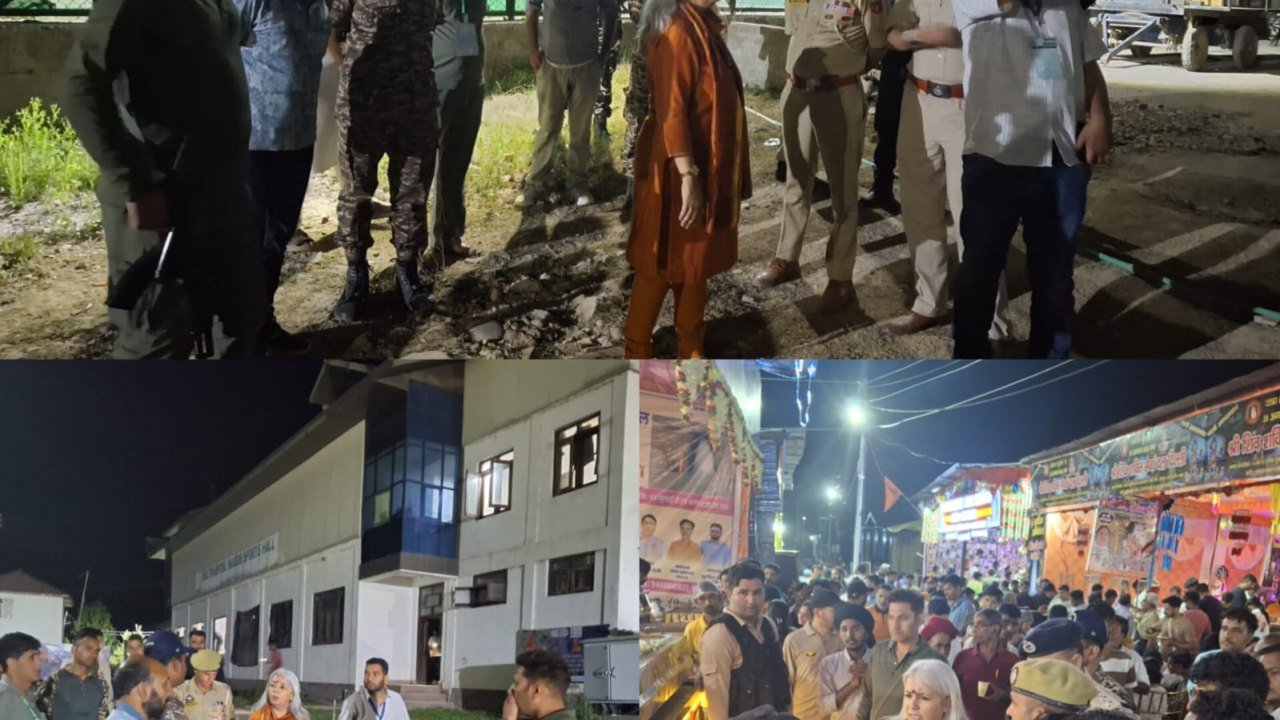 डीसी बांदीपोरा ने शादीपोरा ट्रांजिट कैंप में श्री अमरनाथ जी यात्रा की व्यवस्थाओं का देर रात निरीक्षण किया