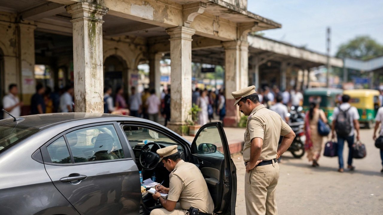 रतलाम स्टेशन के बाहर कार में मिला शव, पुलिस जांच में जुटी