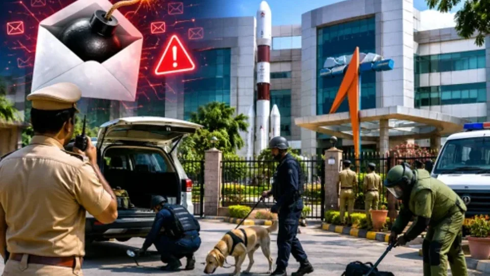 बम की धमकी वाले ईमेल से इसरो मुख्यालय में दहशत, तलाशी में कुछ भी संदिग्ध नहीं मिला